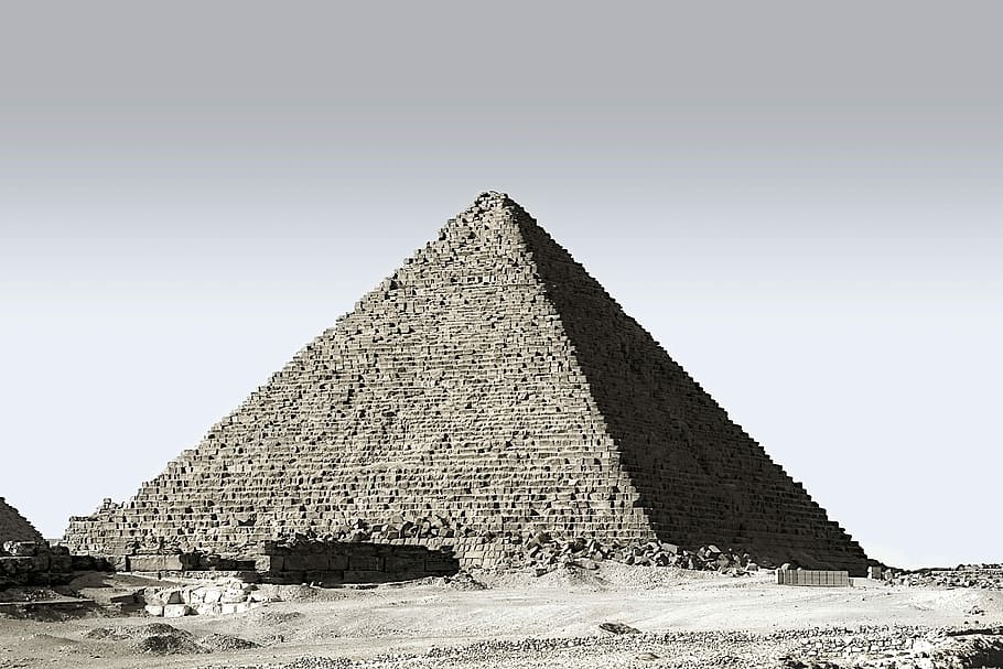 ピラミッド, ギザ, エジプト, ファラオ, エジプト人, 墓, 砂漠, カイロ, 砂, 歴史