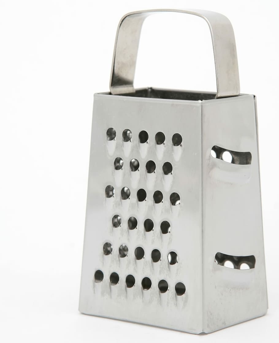 silver cheese grater, Accessory, Appliance, Blade, Cheese, chef, chrome, closeup, close-up, cook