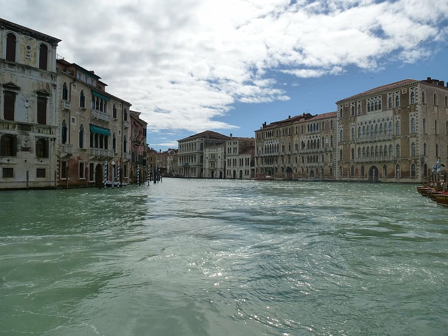 canale grande, venice, italia, venezia, venice - Italia, kanal, arsitektur, gondola, eropa, Budaya Italia