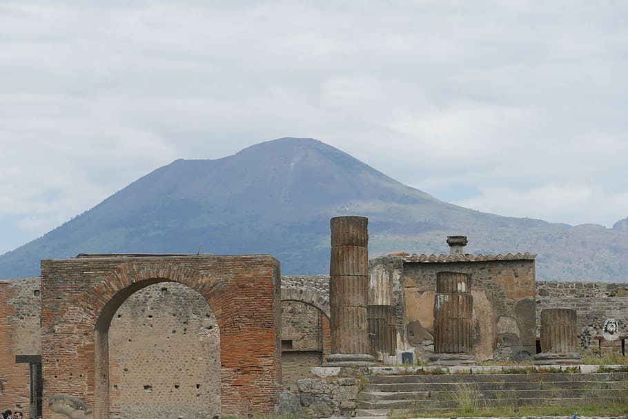 Pompeya, Nápoles, sitio del patrimonio mundial de la unesco, históricamente, antigüedad, excavación, tiempos antiguos, turismo, romano, unesco