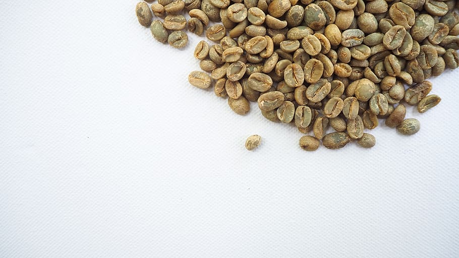 green beans, green coffee, raw coffee, coffee, arabica, arabica coffee, food and drink, food, still life, freshness