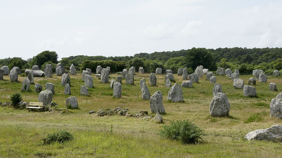 Carnac, Alignments, Brittany, ancient, england, history, megalith, uK, the Past, famous Place