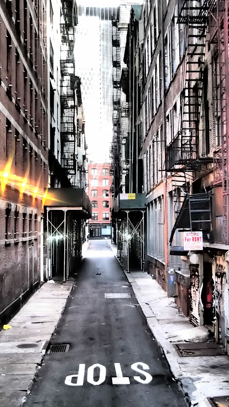 New York, City, Ny, Usa, America, Alley, new york, city, ny, road, architecture, street