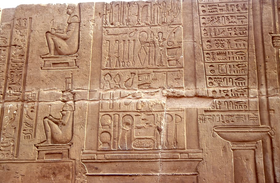 mesir, hieroglif, kuno, hiroglif, arkeologi, nil, candi, simbol, sejarah, kerajinan