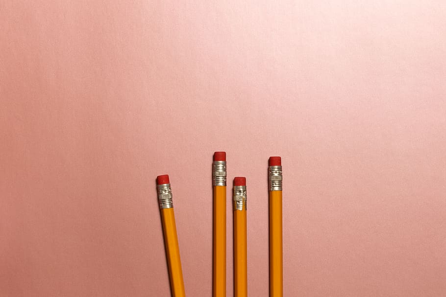 pencils, top, texture, copy space, flat lay, abstract, design, creative, art, writing