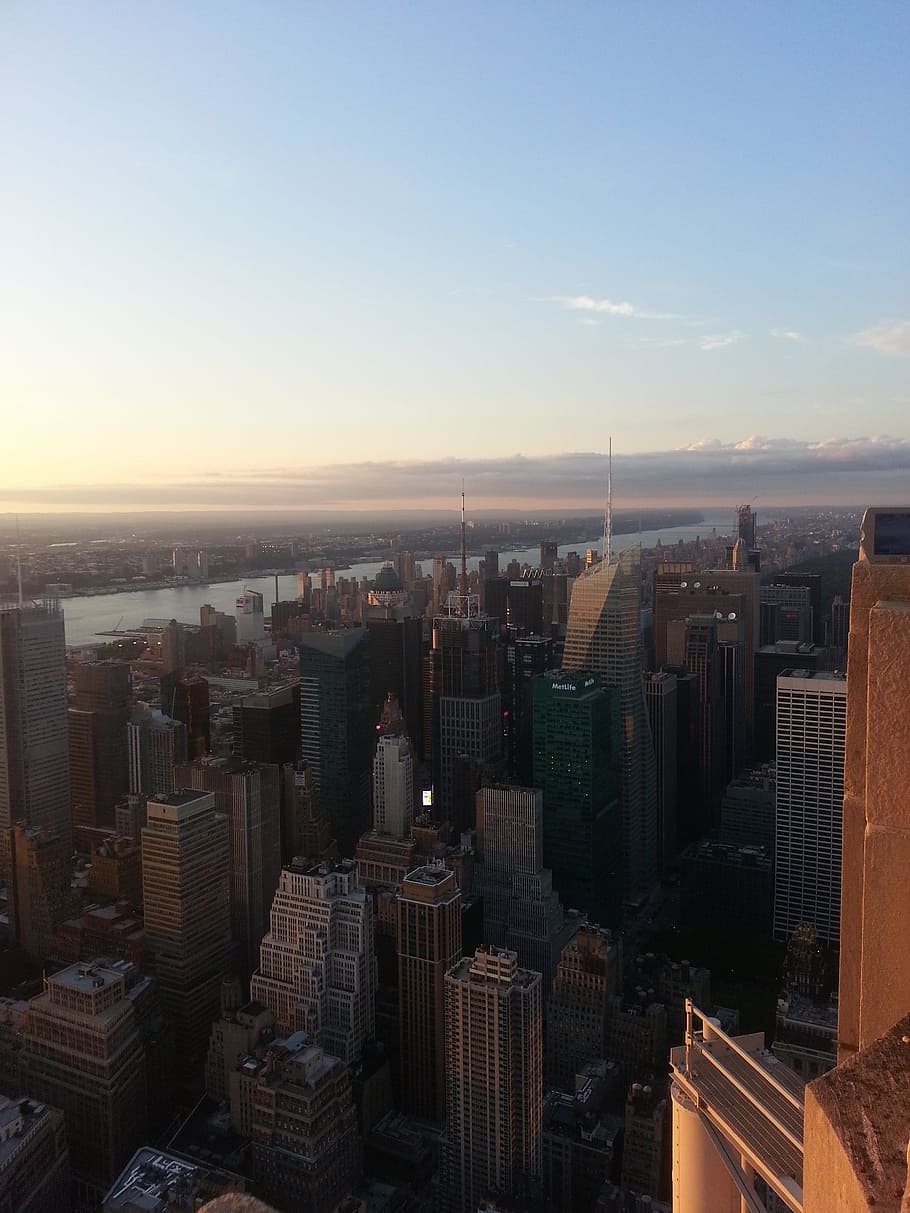 Skyline, New York, Ny, Nyc, new york, ny, city, sunset, skyscraper, cityscape, urban Skyline