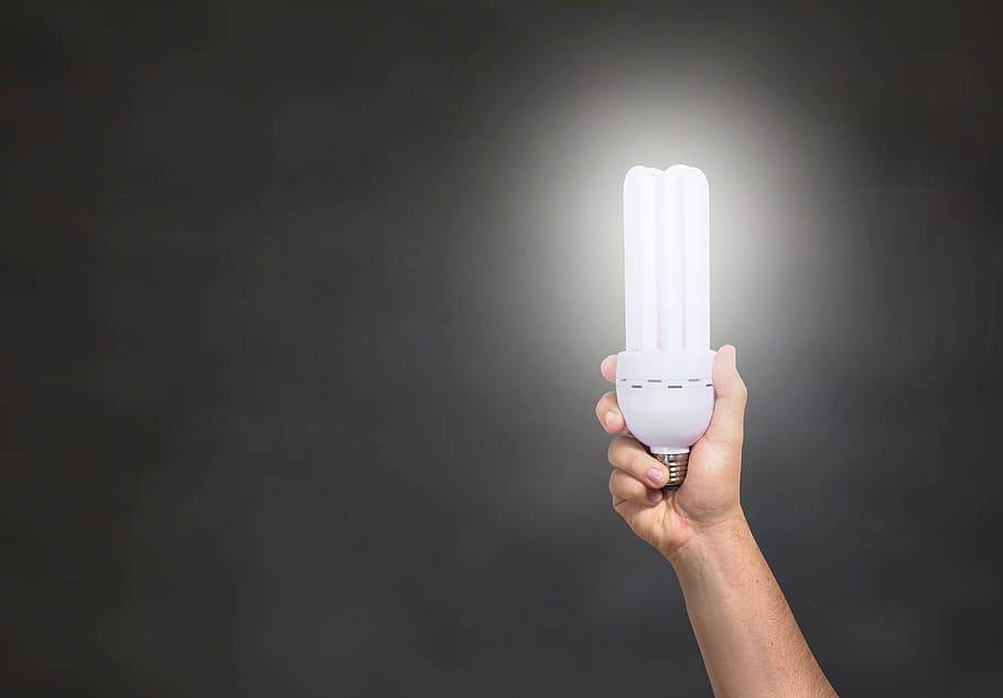 person, holding, light bulb, lamp, light, hand, idea, lights, darkness, lighting