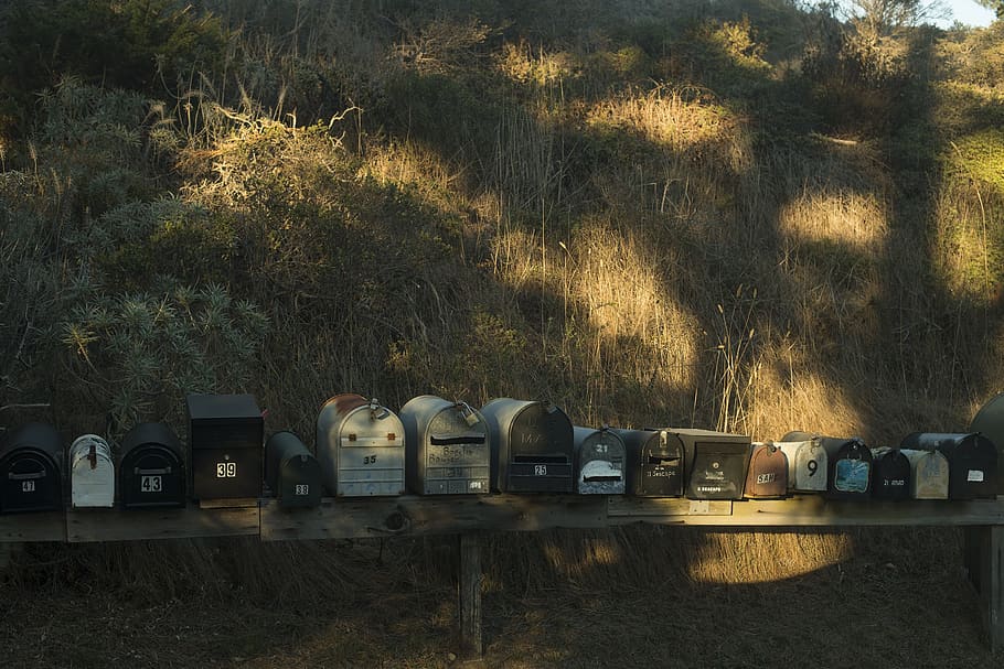 mailbox, mail, field, country, post, letter, letters, mailboxes, mensaje, postman