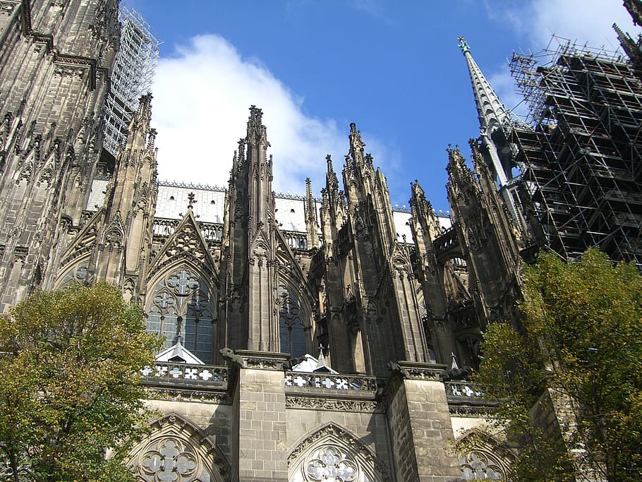 cologne, dom, facade, cologne cathedral, landmark, places of interest, monument, church, structures, cathedral