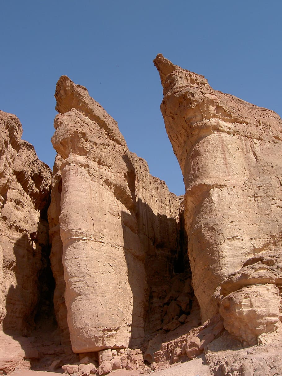 desierto, naturaleza, seco, árido, israel, roca, formación rocosa, roca - objeto, sólido, geografía física