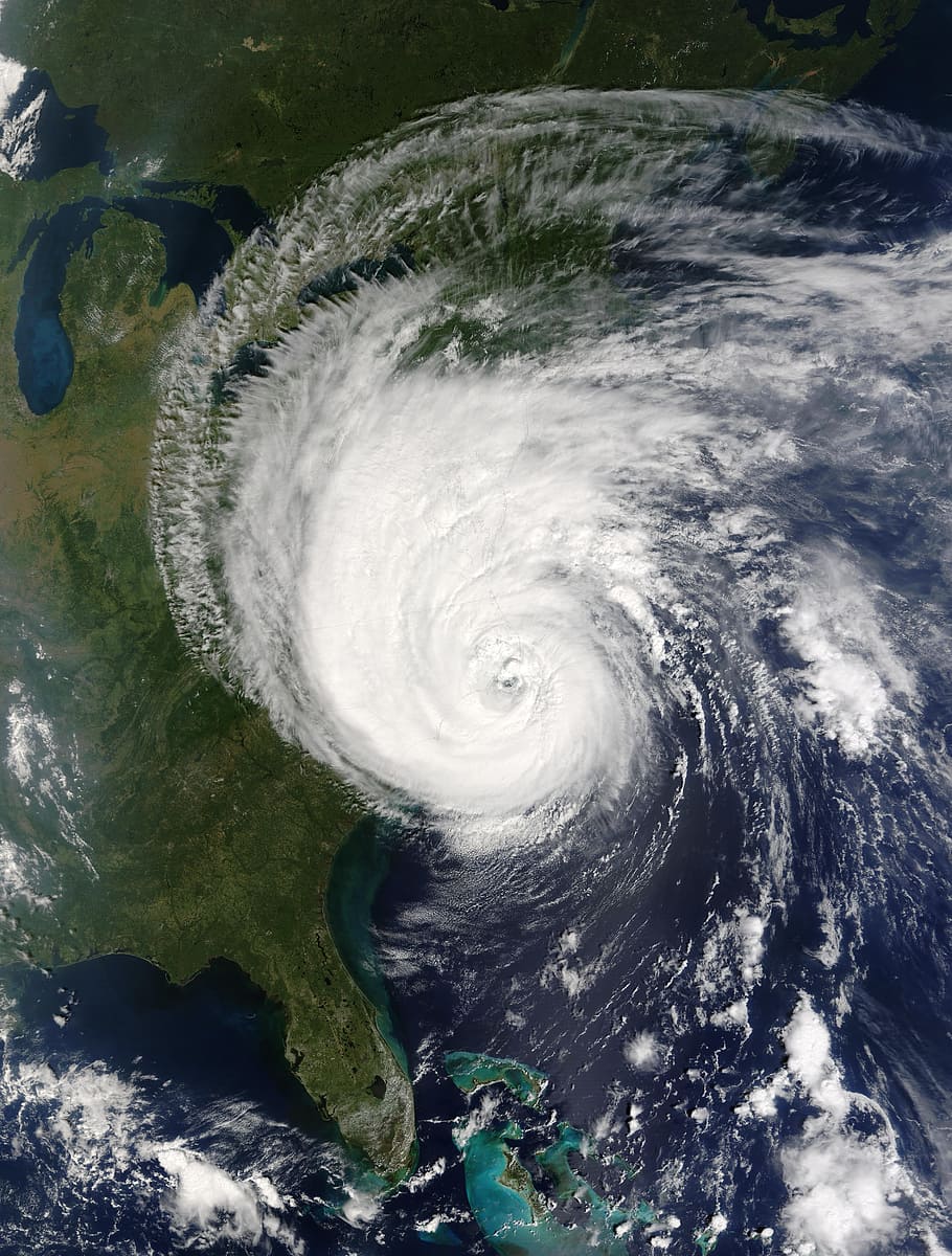 foto de vista de satélite, furacão, nos, mapa, tufão, ilustração, isabel, ciclone tropical, ciclone, atmosfera