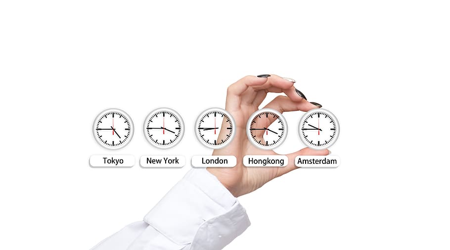 negocio, hora, hora mundial, horario comercial, diferencia, ajuste, reloj, hong kong, tokio, nueva york