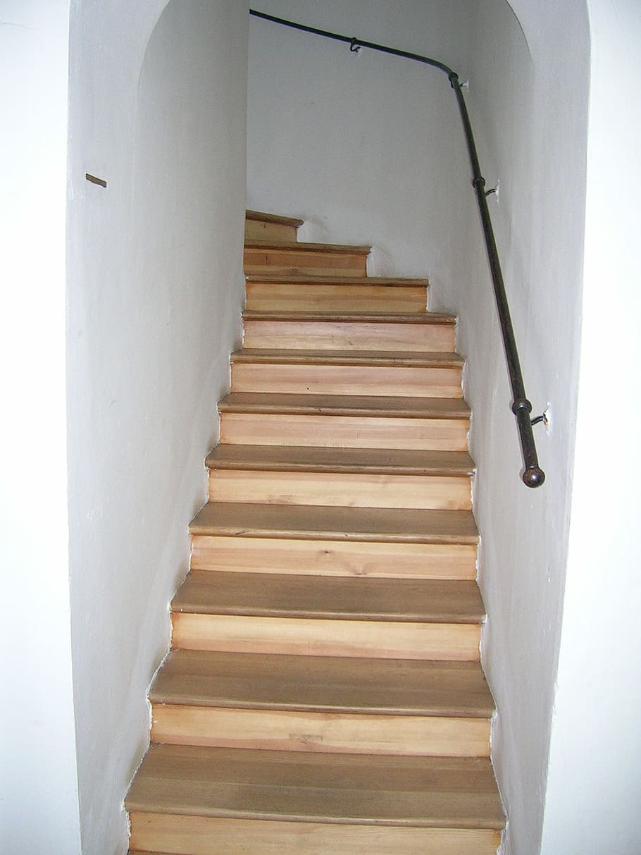 stairs, rise, gradually, staircase, stair step, architecture, steps and staircases, railing, built structure, direction