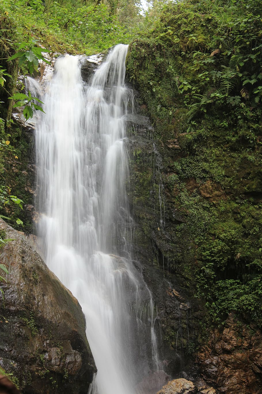 waterfall, costa rica, holiday, rainforest, central america, jungle, tropical, nature, national park, tropics