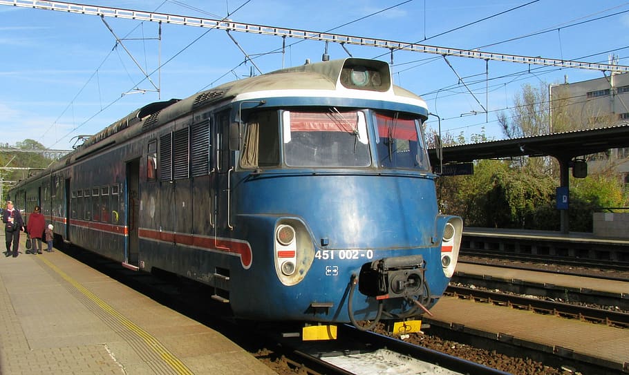 railway, transport, railcar, public means of transport, s bahn, local train, ceske dráhy, czech republic, series 451, 451