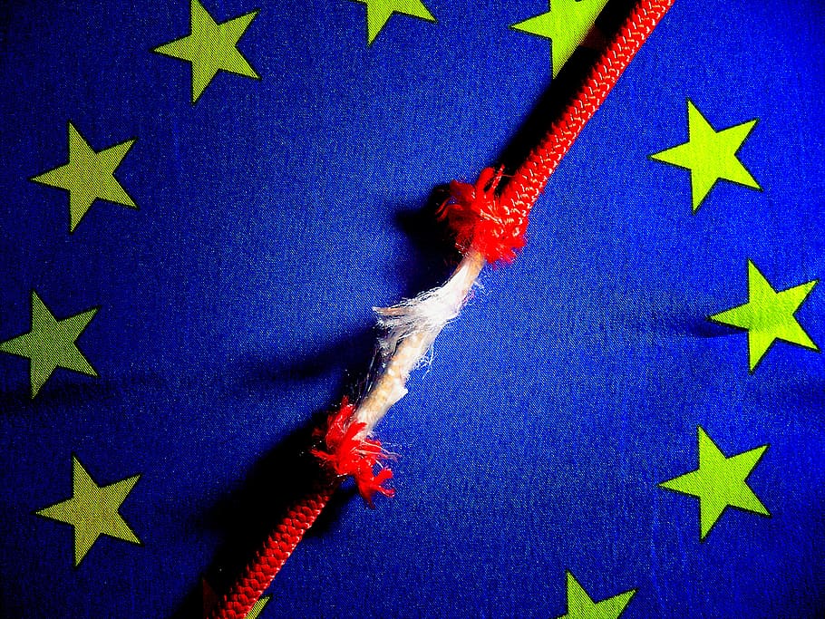red shoe lace, banner, recognize, europe, europe flag, eu flag, flag, yellow, note, national emblem