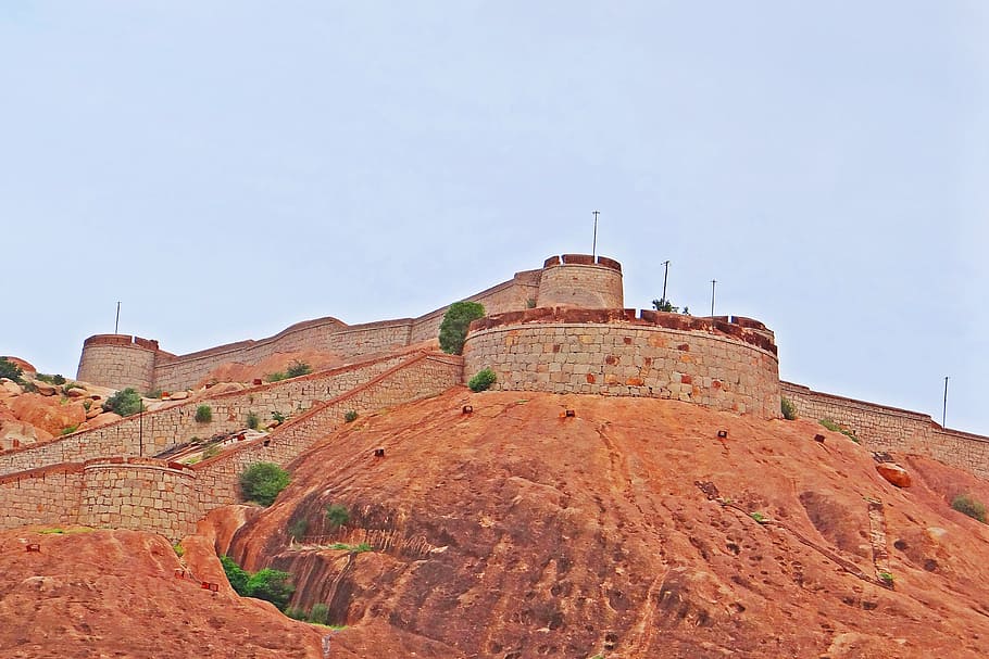 Bellary Fort, India, Karnataka, vacaciones, viajes, ciudadela, fortificación, fortaleza, antigua, historia