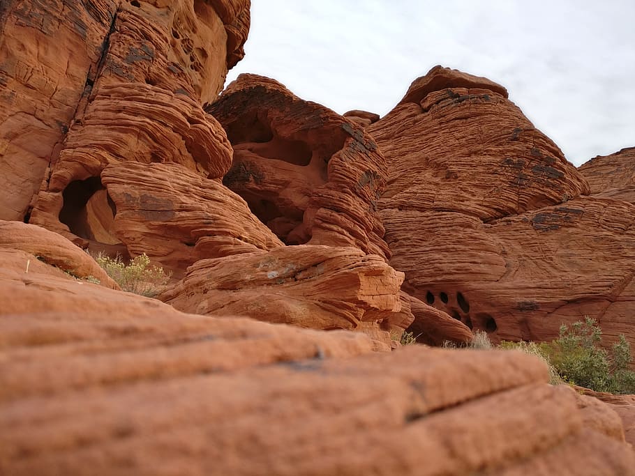 砂岩, 砂漠, 岩, 渓谷, 自然, 地質, 風景, 屋外, 乾燥, 公園