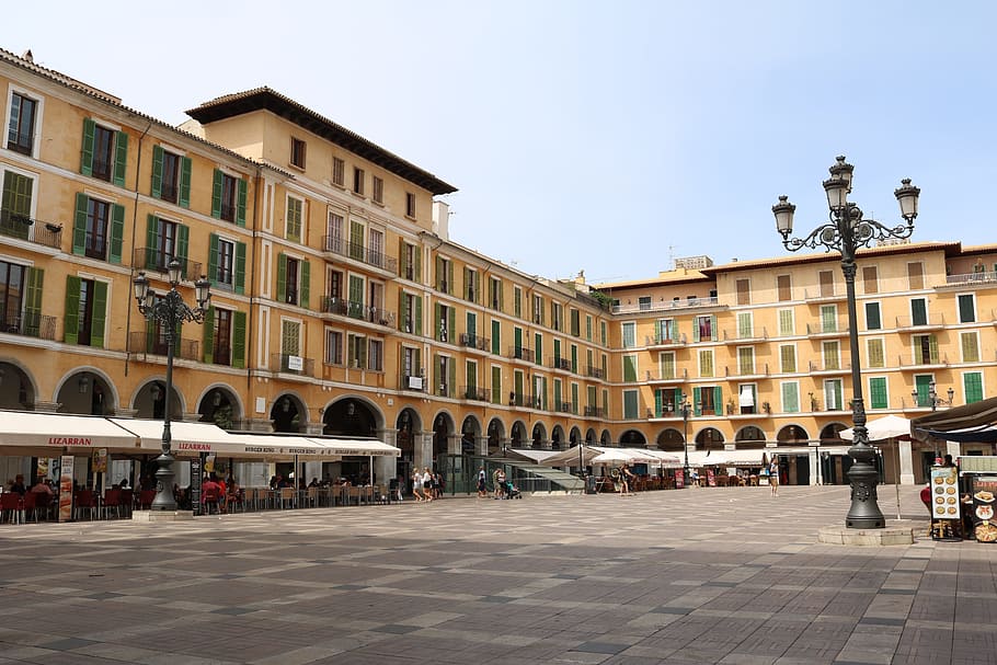 mallorca, palma, palma de mallorca, plaza mayor, casco antiguo, arquitectura, espacio, casco histórico, centro de la ciudad, históricamente