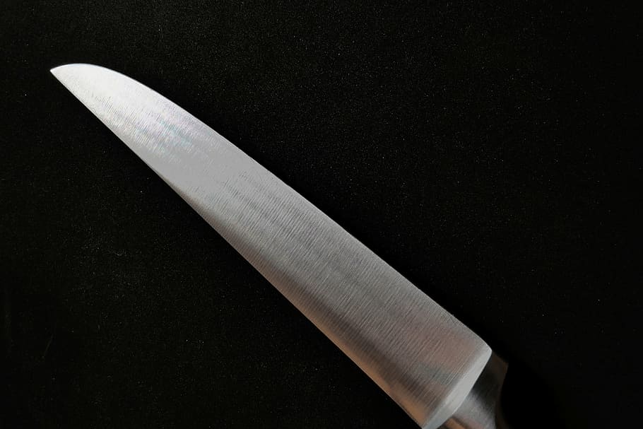 knife, sharp, blade, cut, metal, sharpen, ground, knife blade, razor sharp, kitchen knife