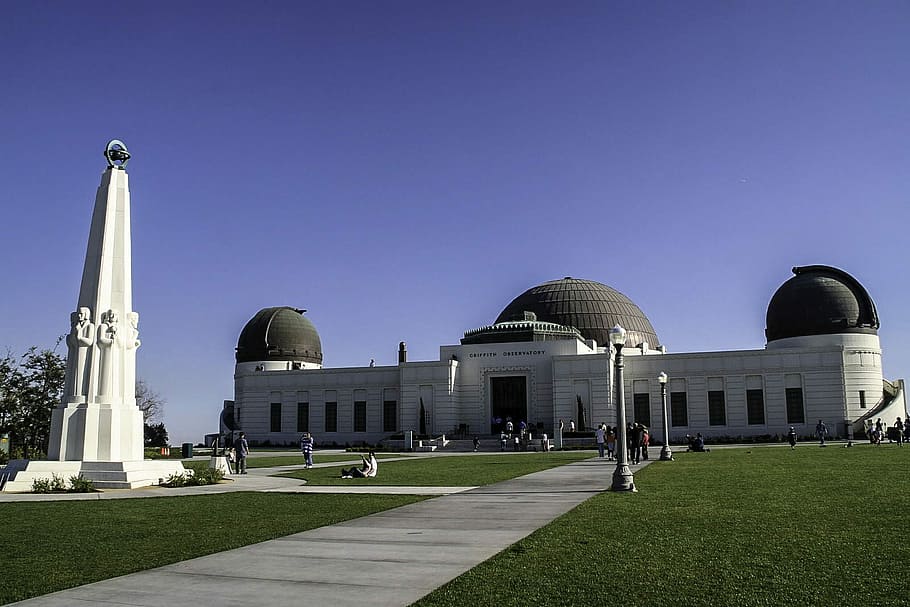 los angeles, california, Griffith Observatory, Los Angeles, California, building, observatory, public domain, science, stars, United States