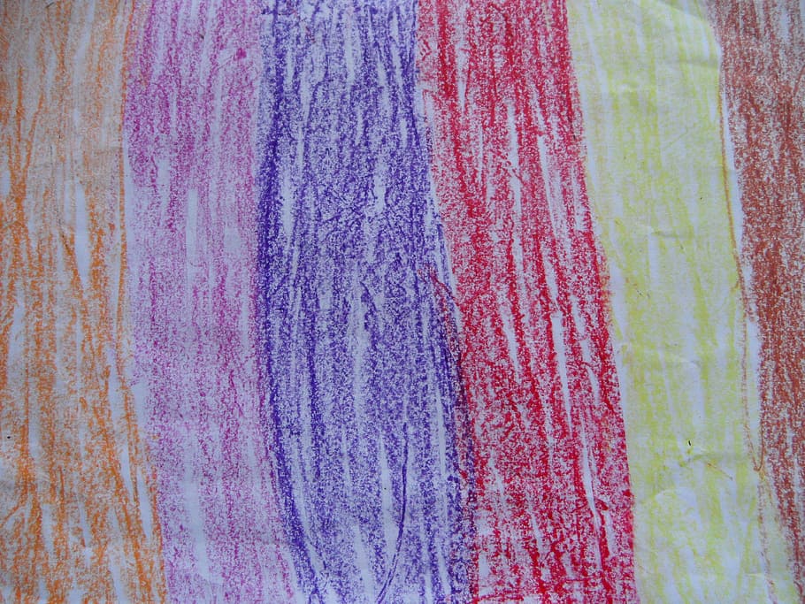 background, children drawing, stripes, colorful, painting, pattern, painted, colored, colored pencils, paint