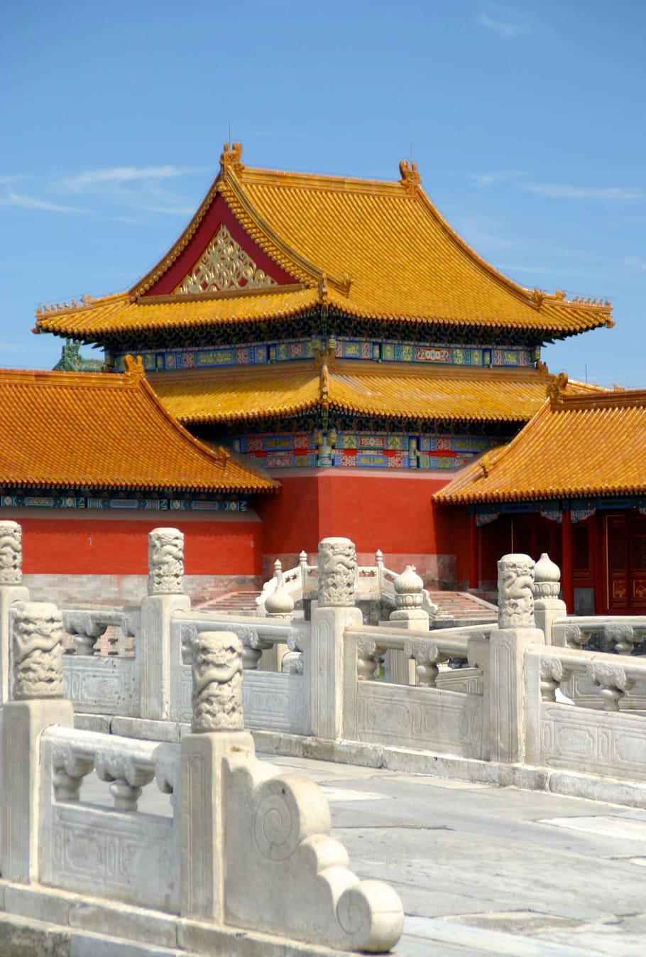 telhado, china, dragão, cidade proibida, arquitetura, beijing, palácio, ornamento, estrutura construída, exterior do edifício