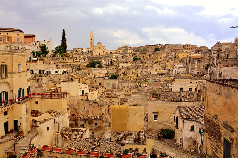 matera, houses, old, italy, architecture, historian, construction, tourism, europe, history