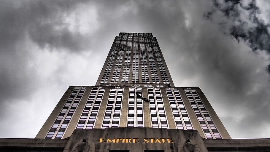 new york, empire state building, pencakar langit, usa, nyc, apel besar, manhattan, kaki langit, kota, panorama