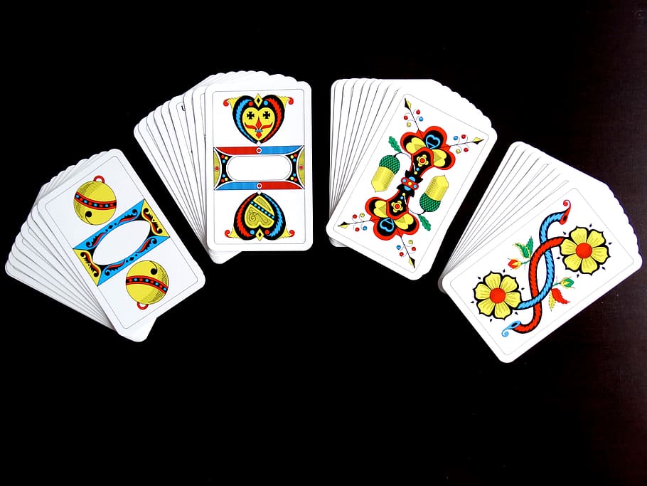 Cards, Jass, Card Game, Strategy, jass cards, play, place, win, lose, casino