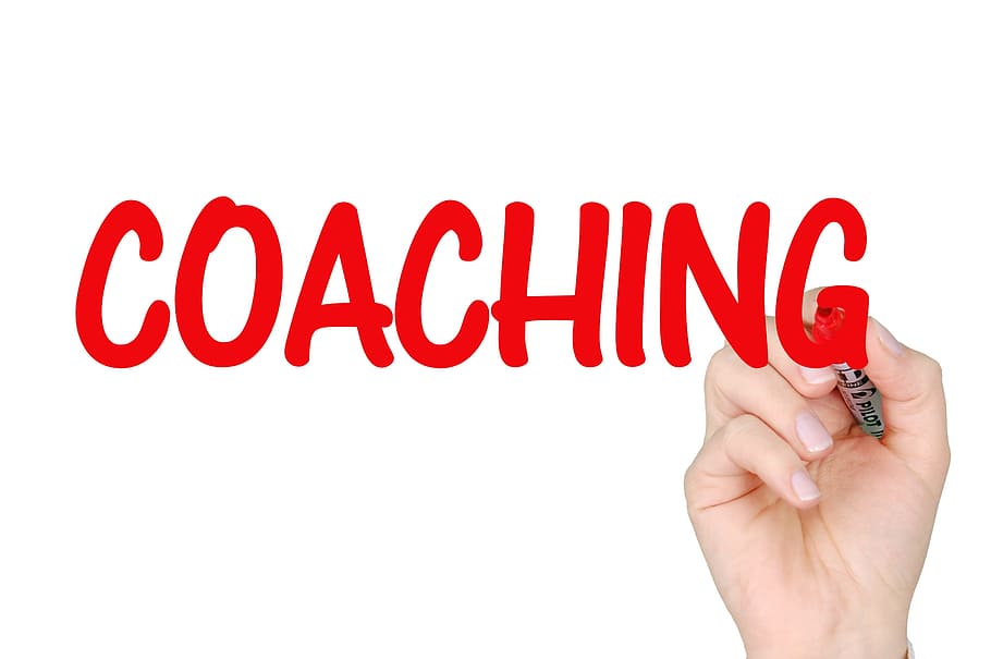 decoración de texto de coaching, coaching, negocios, éxito, coaching empresarial, inspiración, motivación, rojo, mano, mano humana