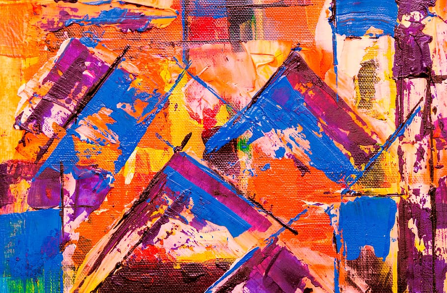 colorful, abstract, painting, art, canvas, brushstroke, background, artist, creative, design