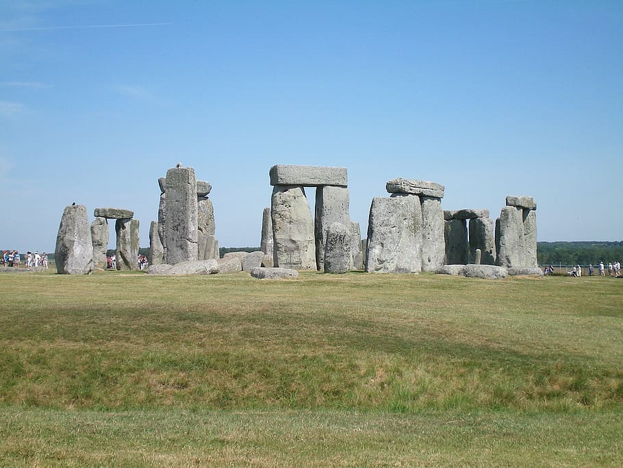 oxford, england, stonehenge, green, cliff, history, famous Place, ancient, wiltshire, the Past
