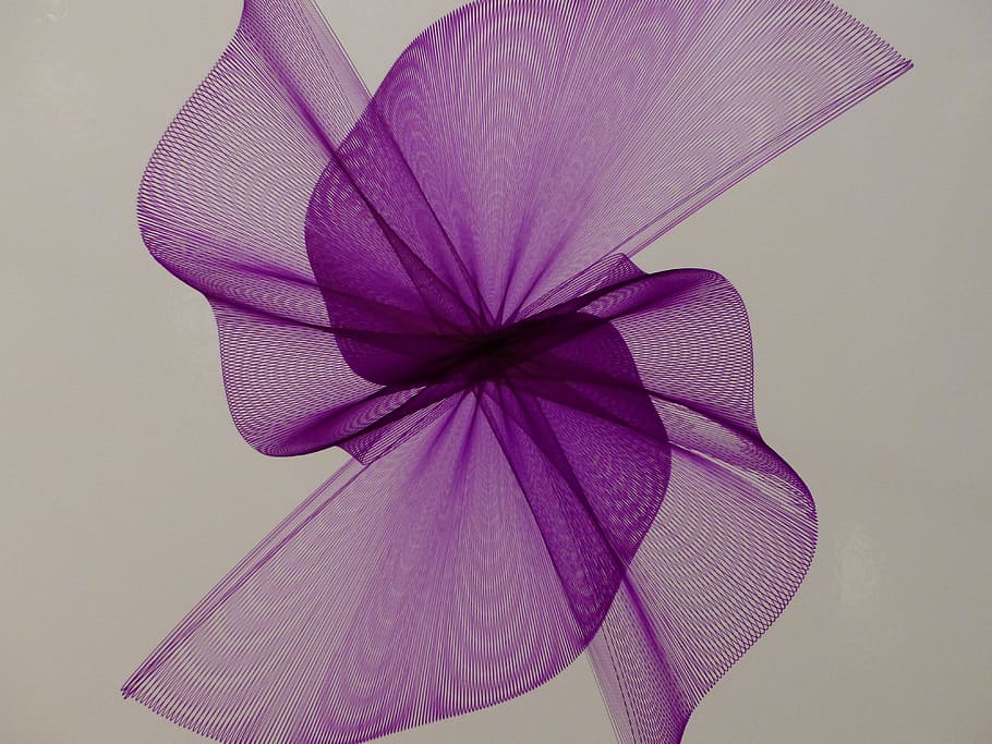 close-up photo, purple, flower shape textile, wallpaper, art, artwork, violet, harmonograph, lines, aesthetics