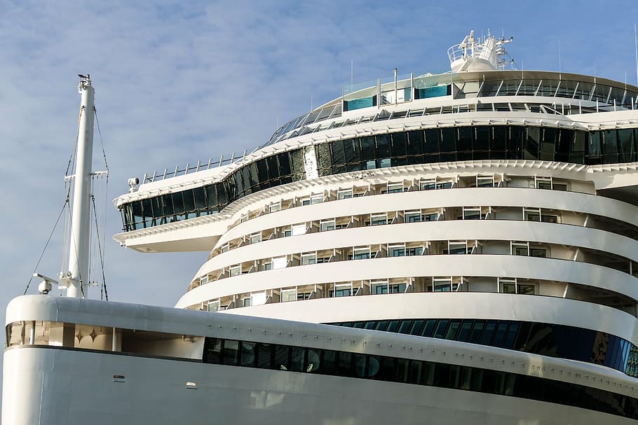 cruise ship, bridge, cruise, sea, aida prima, aida, tourism, ship, ocean, seafaring