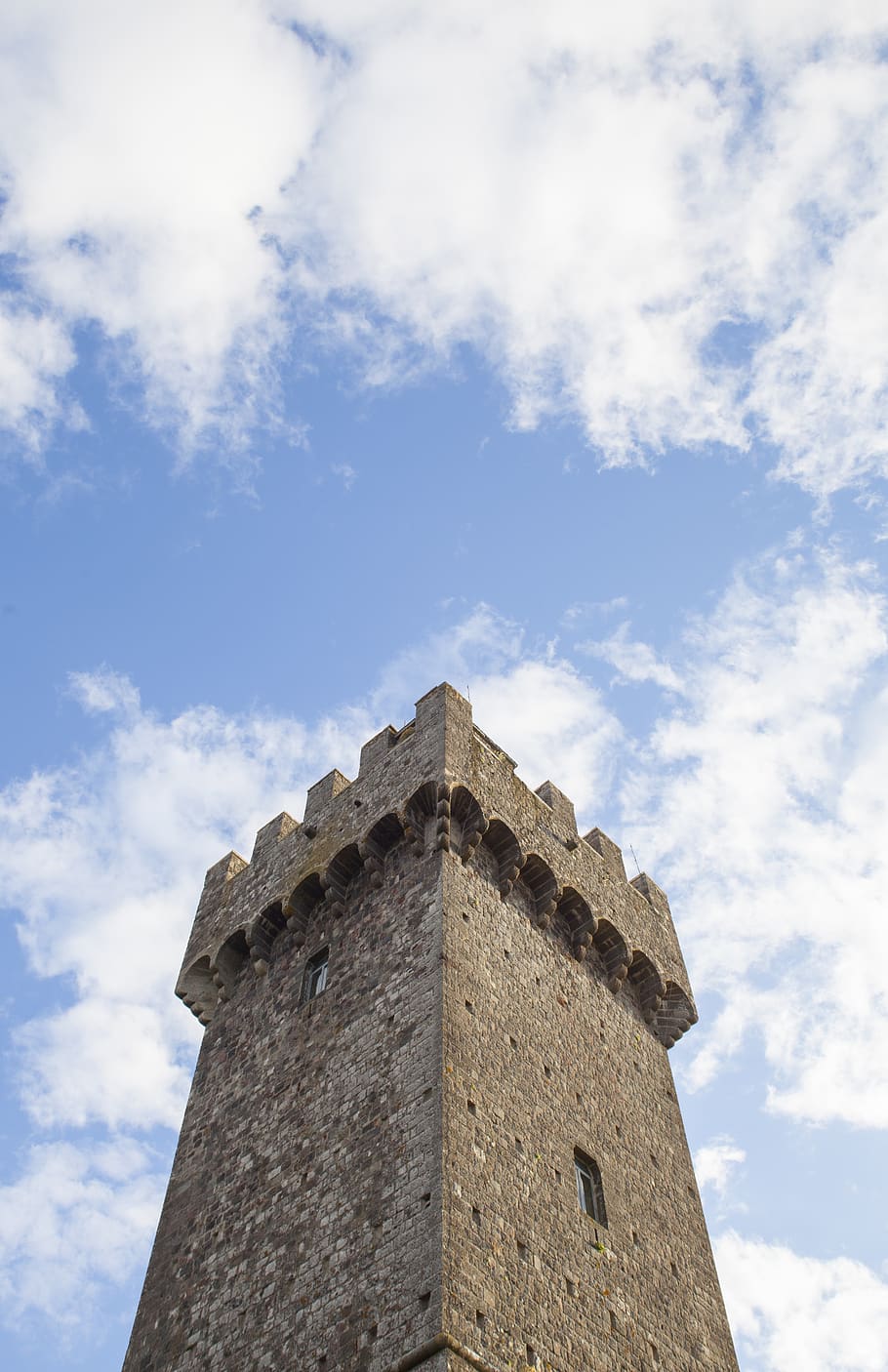 Toscana, céu, torre, catedral, campanário, Itália, herança, cidade, turismo, fortaleza