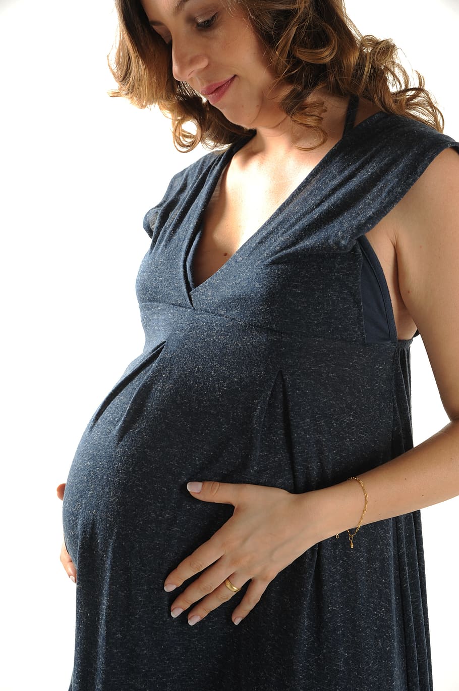 여자, 보유, 배, 임신, 임산부, 새로운 삶, 어머니, 아가, 기대하는, 가족