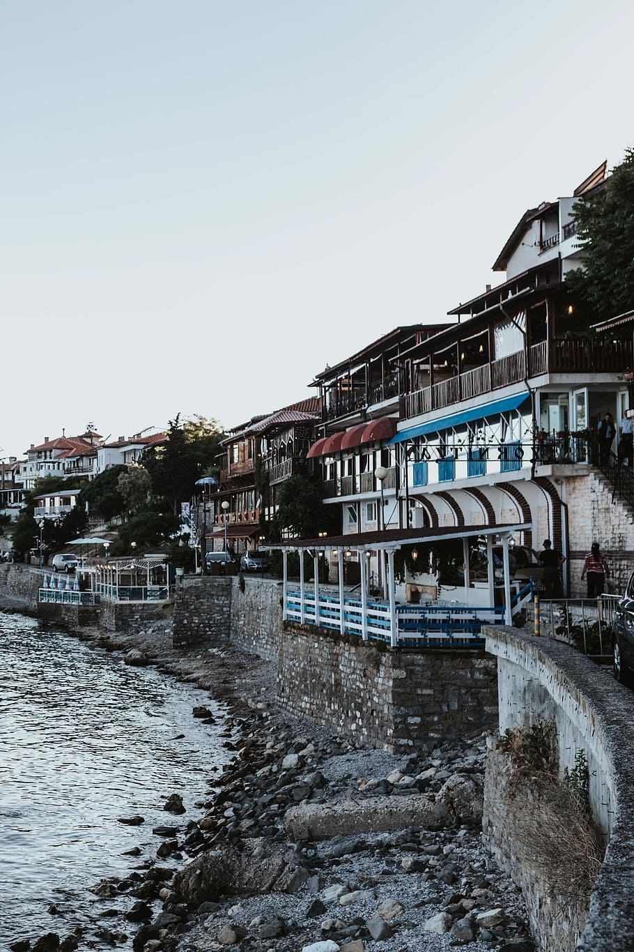 old, city, Coast, old city, Nessebar, Bulgaria, sea, water, buildings, old town