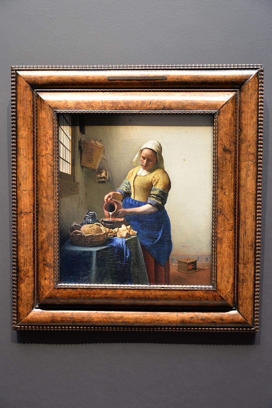 vermeer, dairy, painting, light, golden age, holland, masters of light, rijksmuseum, one person, casual clothing
