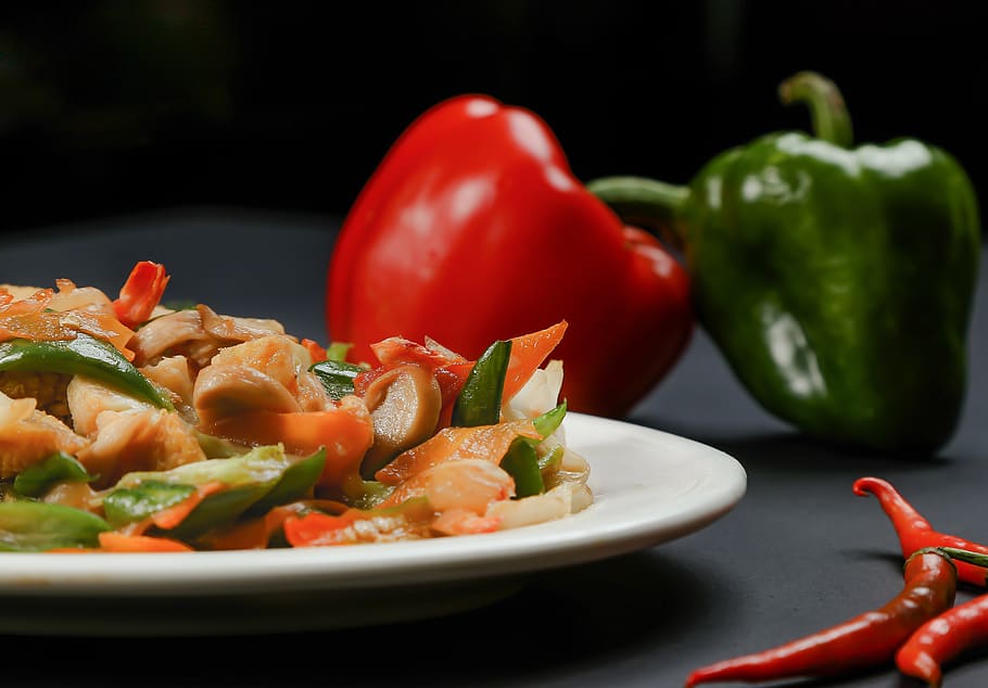 food, spicy, healthy, meal, hot, vegetable, food and drink, pepper, healthy eating, red