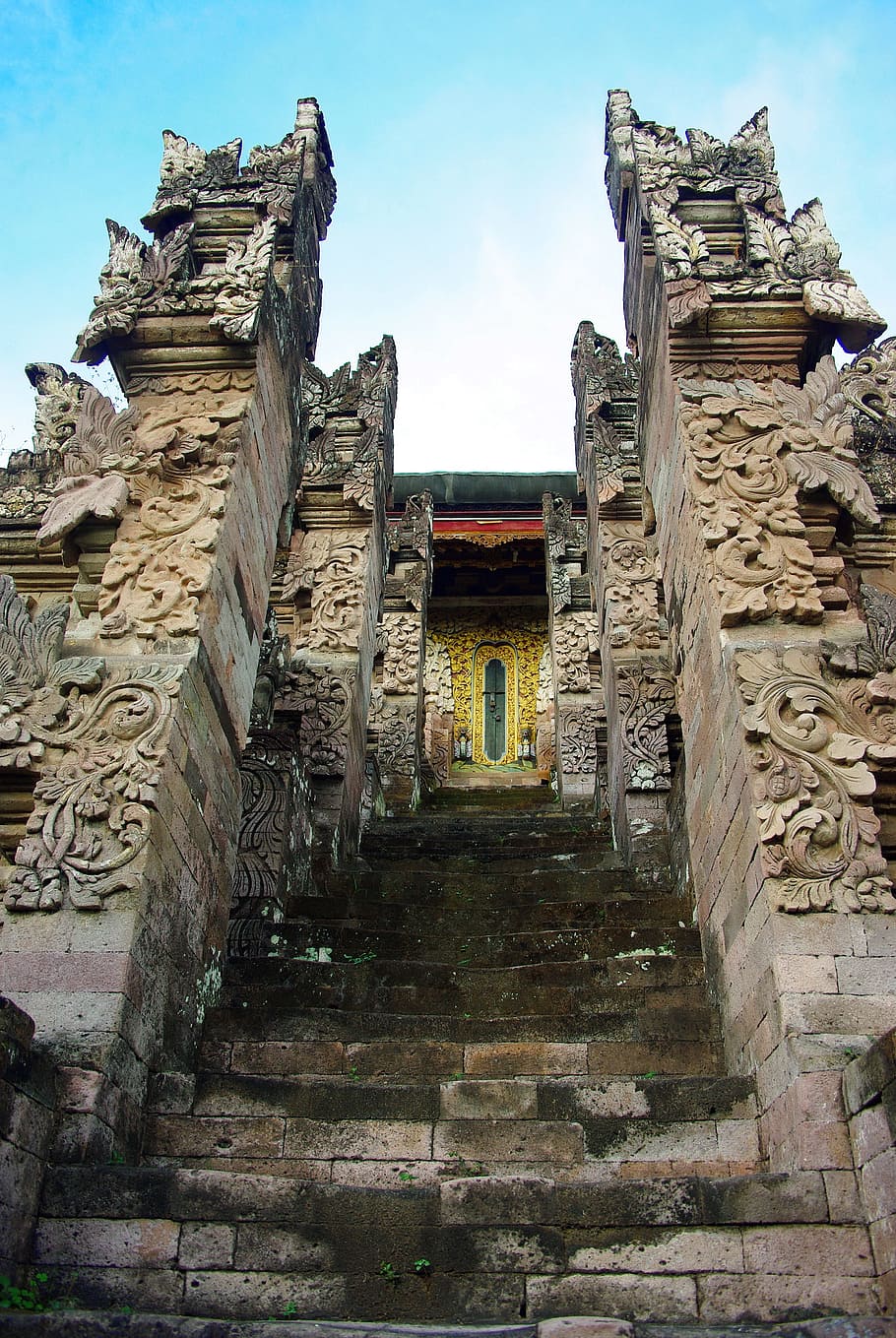 bali, temple, religion, indonesia, sacred, architecture, built structure, building exterior, history, the past
