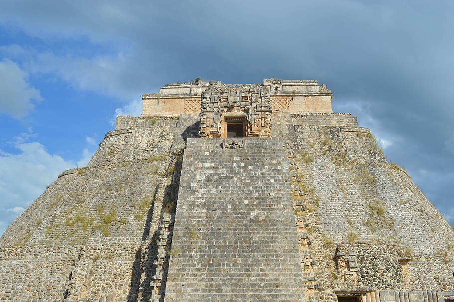 Pyramid, Mexico, Maya, Architecture, maya, architecture, uxmal, aztec, sun, tourism, cancun