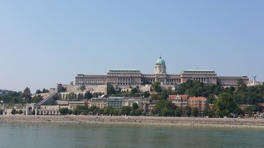 budapeste, castelo buda, danúbio, ponto de referência, húngaro, cidade, hungria, castelo, monumento, rio