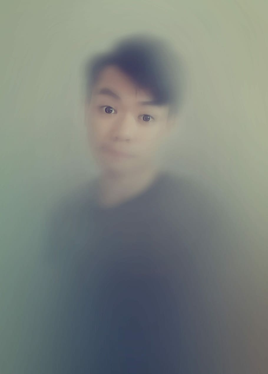Portrait, Creative, Male, Fuzzy, baoy, no focus, eye, looking at camera, one person, childhood