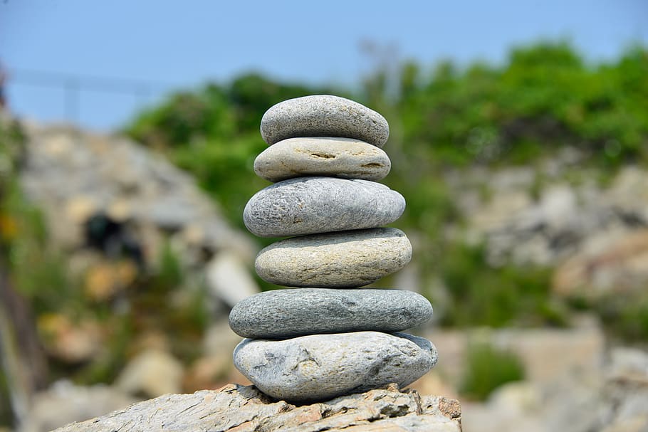 rocks, balance, nature, life, outdoor, river, mind, peace, stones, stack