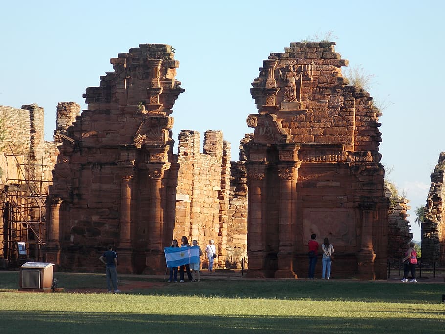 Ruinas, San Ignacio, Misiones, Argentina, jesuitas, convento, era colonial, estructura construida, arquitectura, destinos de viaje