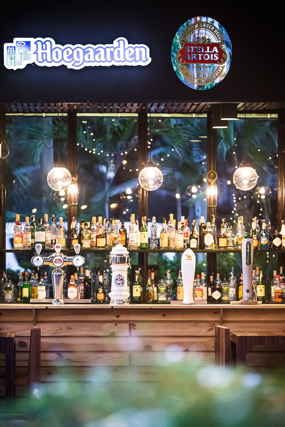 pub, draft, lager, illuminated, text, night, lighting equipment, glass - material, transparent, bar - drink establishment