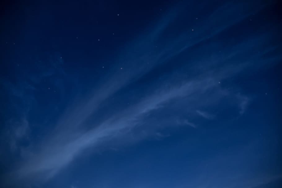 nature, sky, clouds, night, constellations, stars, blue, cloud - sky, backgrounds, space