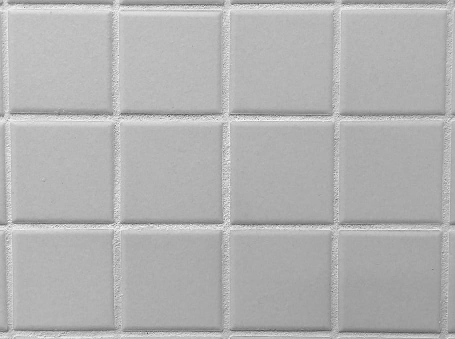 gray wall block, tiles, tile, gray, square, pattern, grout, backgrounds, full frame, close-up