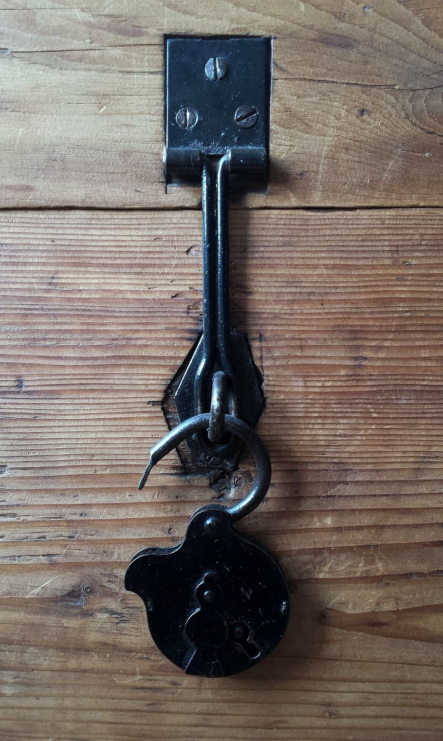 lock, old, vintage, metal, steel, symbol, close, iron, wood, isolated